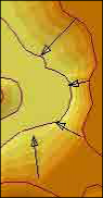 Лійкоподібний мікробасейн ерозійних форм на ввігнутому вздовж повздовжнього профілю схилі