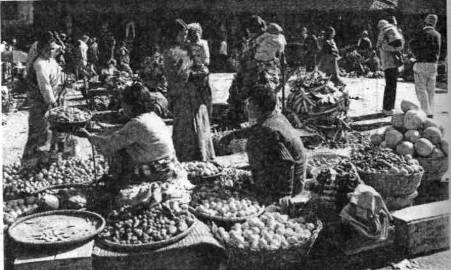 Овочевий ринок у Катманду (Непал)