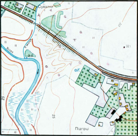 План ділянки місцевості