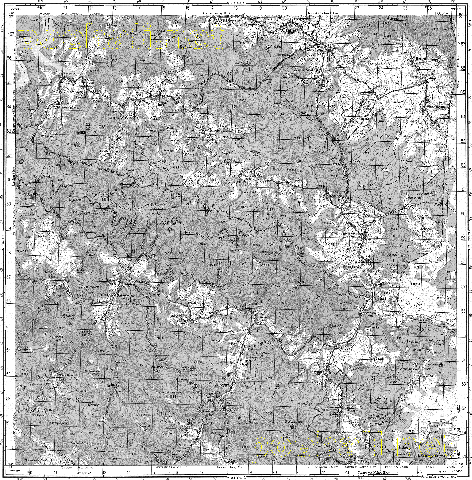 Топографічна карта M34-106-1 масштабу 1:50 000 (Українські Карпати)