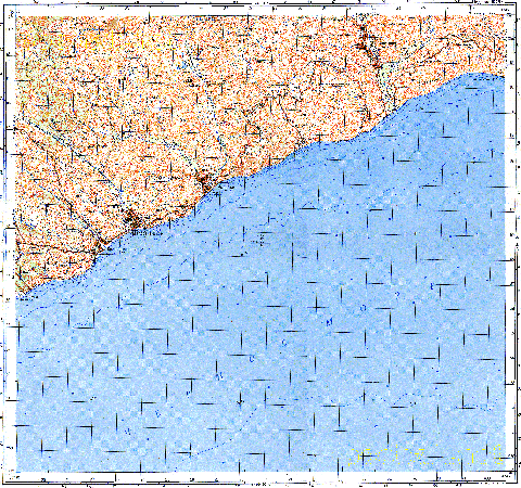Топографічна карта L36-118-3 (Кримські гори) масштабу 1:50 000