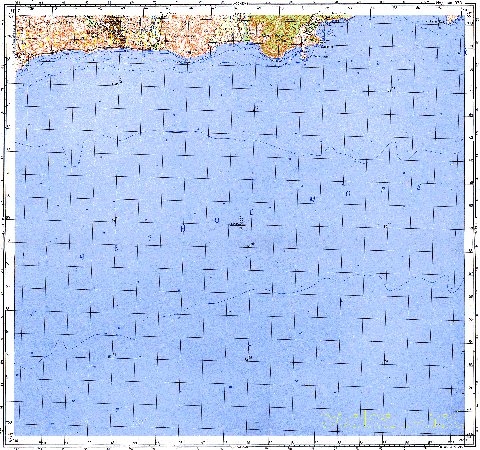 Топографічна карта L36-118-4 (Кримські гори) масштабу 1:50 000