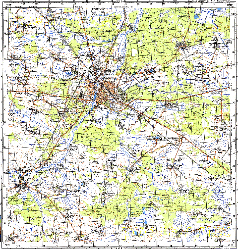 Топографічна карта M-35-026 (Волинська область) масштабу 1:100 000